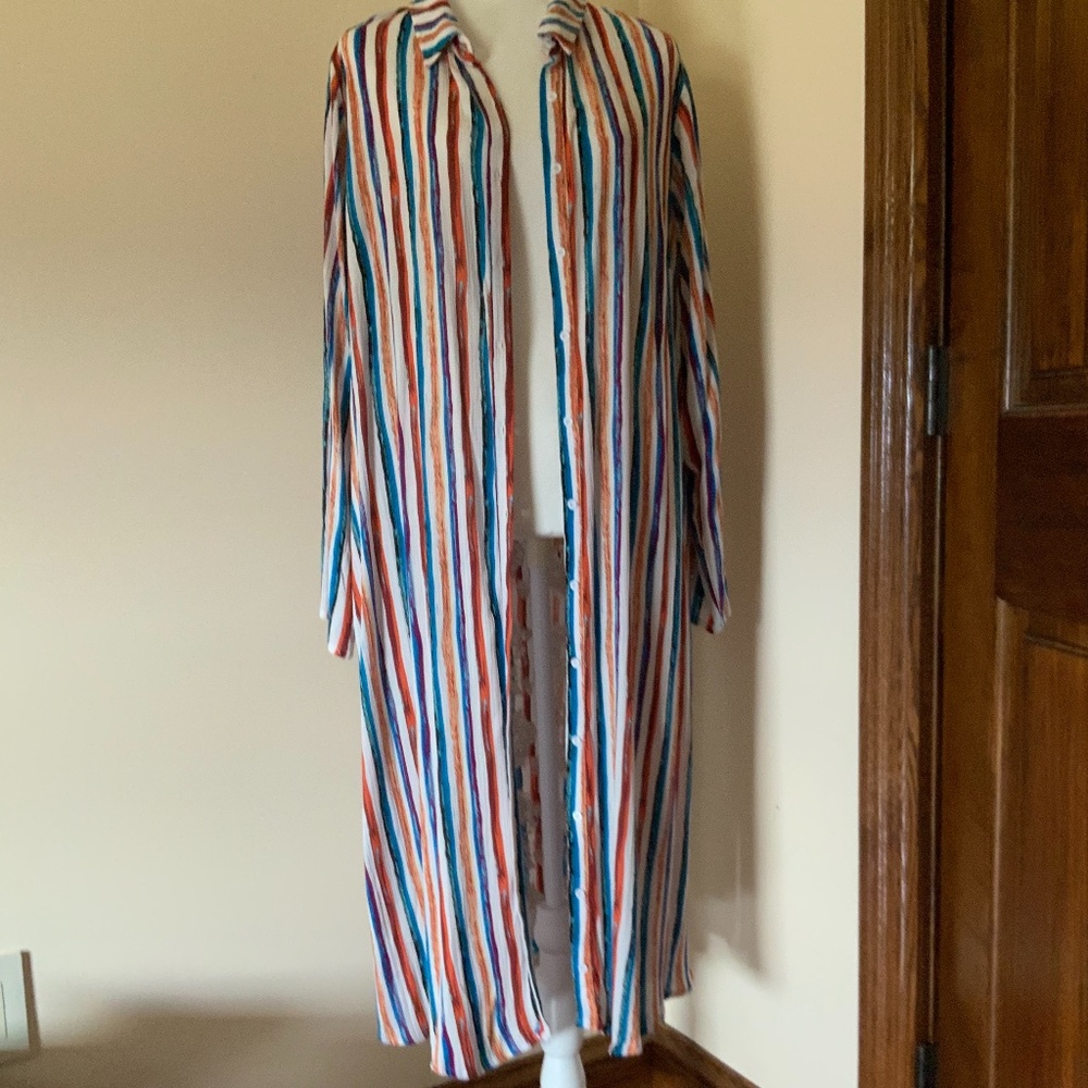NWT Andree by Unit Duster Shirt Dress